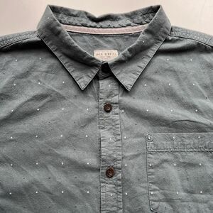 Jack O'Neill Cotton Green Button Front Camp Shirt Mens L